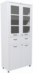 Шкаф медицинский металлический Hilfe МД 2 1780 R-1